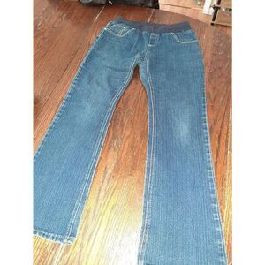 HOST PICK🥳 Small Maternity Kika Under Bump Mid Rise Denim Blue Jeans w/Pockets